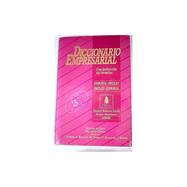 Diccionario Empresarial. Con definicion del termino español-inglés, inglés-español